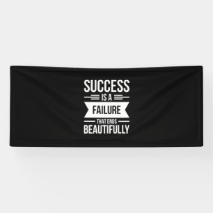 Birthday Gift Success Is A Failure Banner