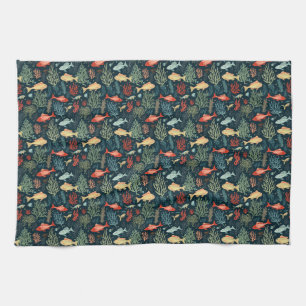 Birthday Gift   The Ocean Doesn’t Rush Kitchen Towel