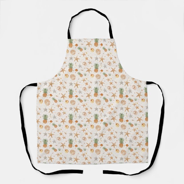 Birthday Gift | The Sea Is A Desert Of Waves Apron (Front)