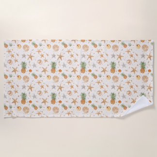 Birthday Gift | The Sea Is A Desert Of Waves Beach Towel