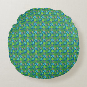 Birthday Gift The Sea Is Life Round Pillow