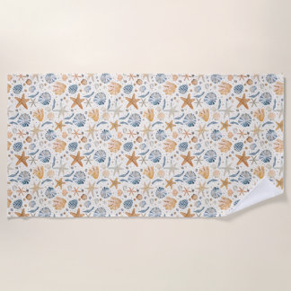 Birthday Gift | The Sea Teaches Patience Beach Towel