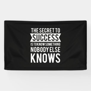 Birthday Gift The Secret To Success Banner