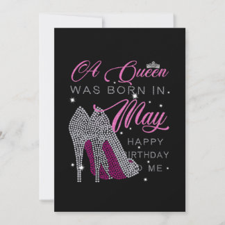 Birthday Gifts | A Queen Was Born In May Save The Date