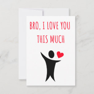 Birthday gifts and cards for brother