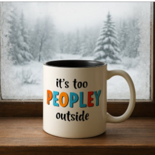 Birthday Gifts Colorful Funny Text Modern  Two-Tone Coffee Mug