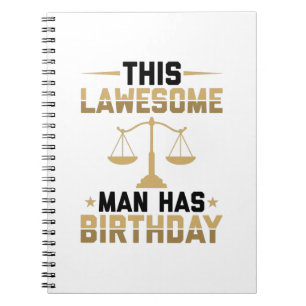 Birthday gifts for lawyers Lawyer Attorney Law Notebook
