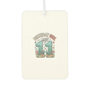 Birthday Girl 11 Sea Turtle Ocean Party Design_1 Air Freshener