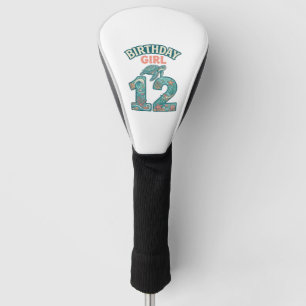 Birthday Girl 12 Sea Turtle Ocean Vintage Shirt De Golf Head Cover