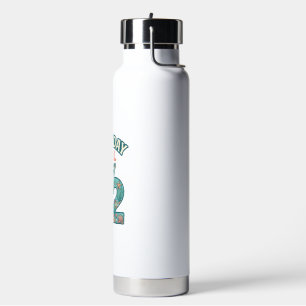 Birthday Girl 12 Sea Turtle Ocean Vintage Shirt De Water Bottle