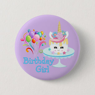 Birthday Girl  2 Inch Round Button