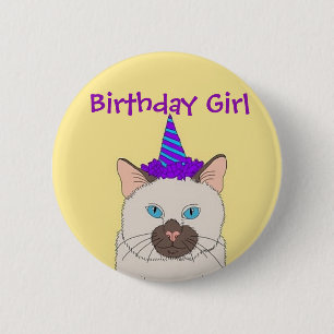 Birthday Girl 2 Inch Round Button