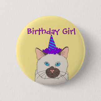 Birthday Girl 2 Inch Round Button