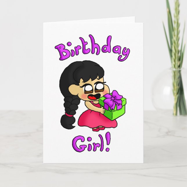Birthday Girl Card (Front)