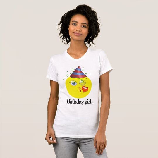 Birthday Girl Emoji T-Shirt
