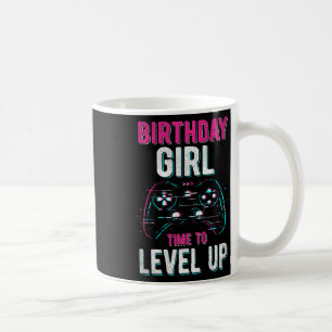 Birthday Girl Level Up Video Game Birthday Party G Coffee Mug