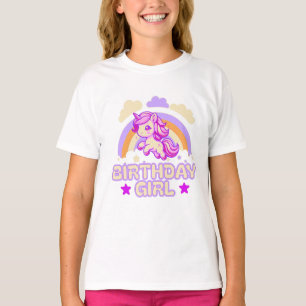 Birthday Girl Magical Unicorn T-Shirt –Kids Party