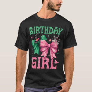 Birthday Girl Nk And Green Birthday Witch Women Gi T-Shirt