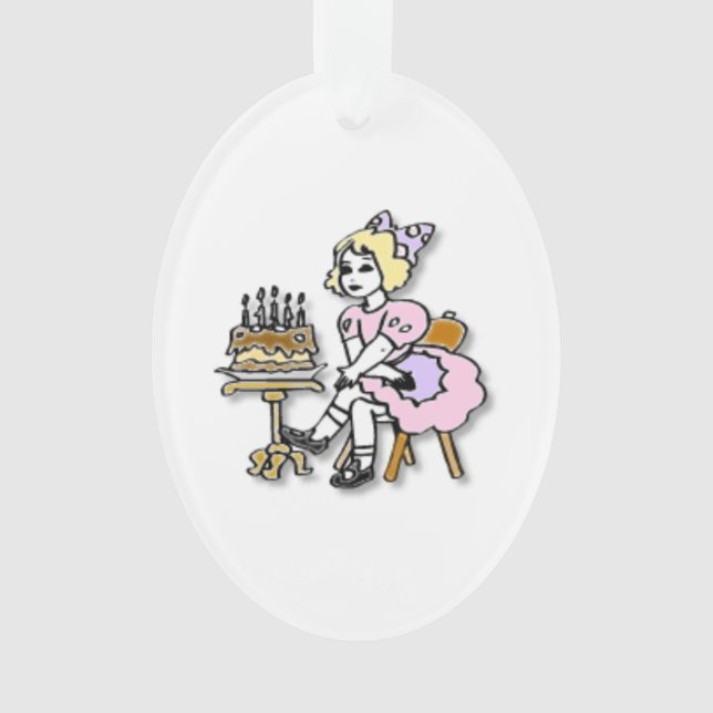 Birthday Girl Ornament (Front)