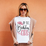 Birthday Girl Personalized Birthday Squad Matching T-Shirt<br><div class="desc">Looking for a birthday shirt that will make your party complete? Look no further than our matching birthday crew shirts! These stylish tees are perfect for any birthday party girl's day out. Our matching shirts make a great gift for your friends and family, and can be worn together as a...</div>
