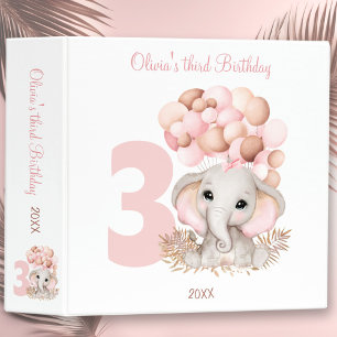 Birthday Girl Photo Album 3 Ring Binder