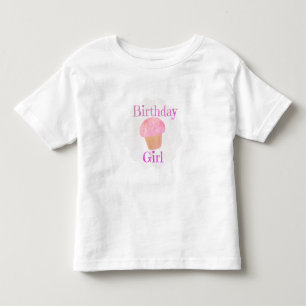 Birthday Girl Pink Cupcake T-Shirt