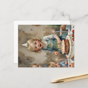 Birthday Girl  Postcard