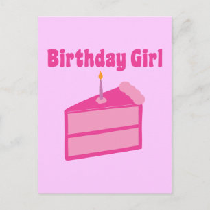 Birthday Girl Postcard