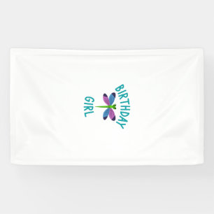 Birthday girl shirt Dragonfly birthday party tee s Banner