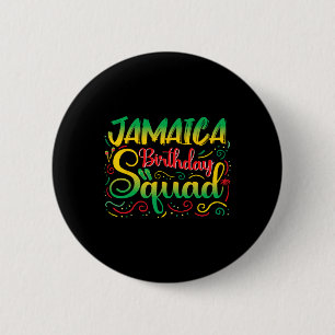 Birthday Girls Jamaica Squad Trip 2025 Party Outfi 2 Inch Round Button