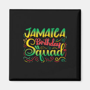 Birthday Girls Jamaica Squad Trip 2025 Party Outfi Magnet