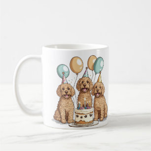 Birthday Goldendoodle Dogs Coffee Mug