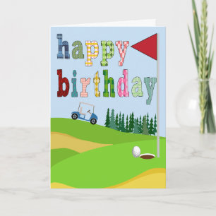 Birthday Golf Lover Card
