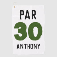 Birthday Golfer Funny 30th happy son Par