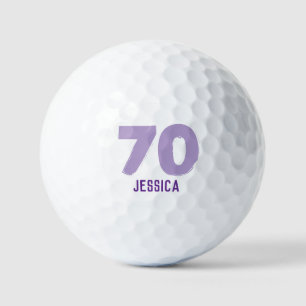 Birthday Golfer Funny 70th happy Mom Par Golf Balls