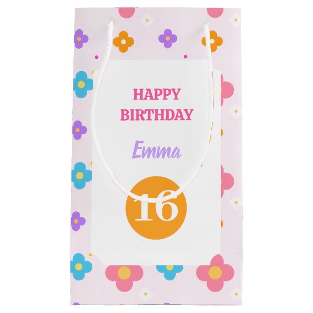 Birthday gradient Gift Bag | Gift Bag  (Front)