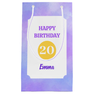 Birthday gradient Gift Bag | Gift Bag 
