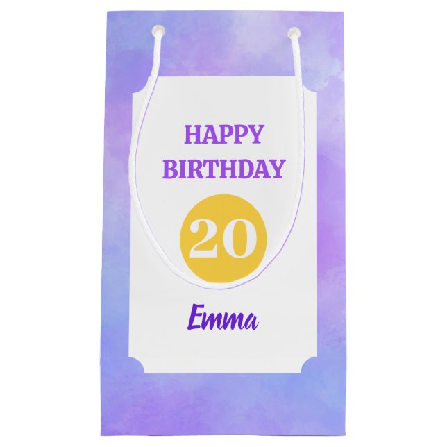 Birthday gradient Gift Bag | Gift Bag  (Front)