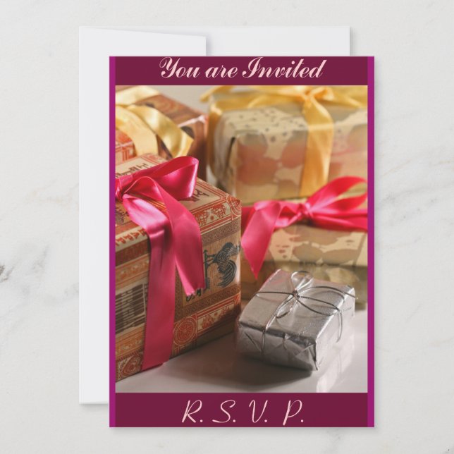 Birthday, Graduation Invitation (Front)