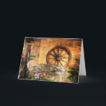 Birthday Granddaughter - Rustic Pump and Well Card<br><div class="desc">English Scenes series
A hand-lever water pump,  well and old carte-wheel bask in the last rays of the dying day - A typical olde-worlde rustic English scene taken in the late summer.



Image code: hrcol152</div>