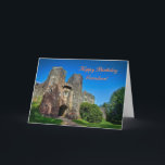 Birthday Grandson - English Castle Entrance Card<br><div class="desc">English Scenes series
A gorgeous card featuring a beautiful sunny-day view of a typical small-estate English Castle,  nestling in its own grounds near Totnes,  Devon.



Image code: hrcol156</div>