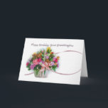 Birthday, Great Granddaughter, Flower Basket Card<br><div class="desc">This lovely flower basket is a perfect and colourful way to wish someone special a happy birthday.</div>