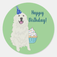 Birthday Great Pyrenees Mountain Dog