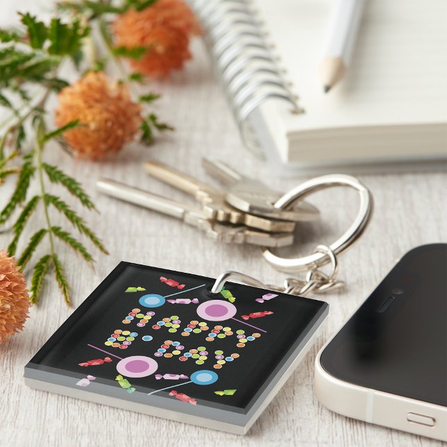 Birthday Greeting Candles Keychain (Creator Uploaded)