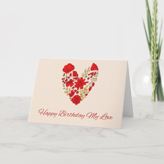 Birthday Greeting Cards for your loved ones. (Front)