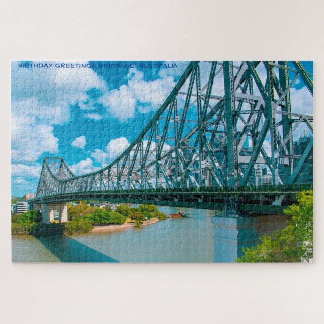 Birthday Greetings Brisbane Australia Jigsaw Puzzle (Horizontal)