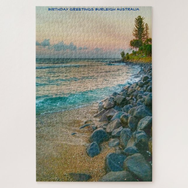 Birthday Greetings Burleigh Australia Jigsaw Puzzle (Vertical)
