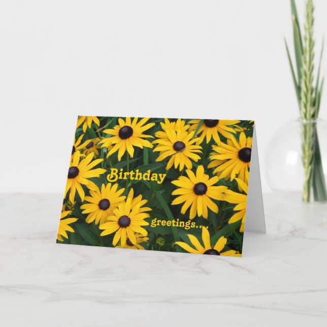 Birthday greetings card (Front)