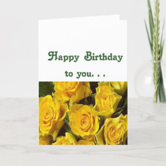 Birthday Greetings Card