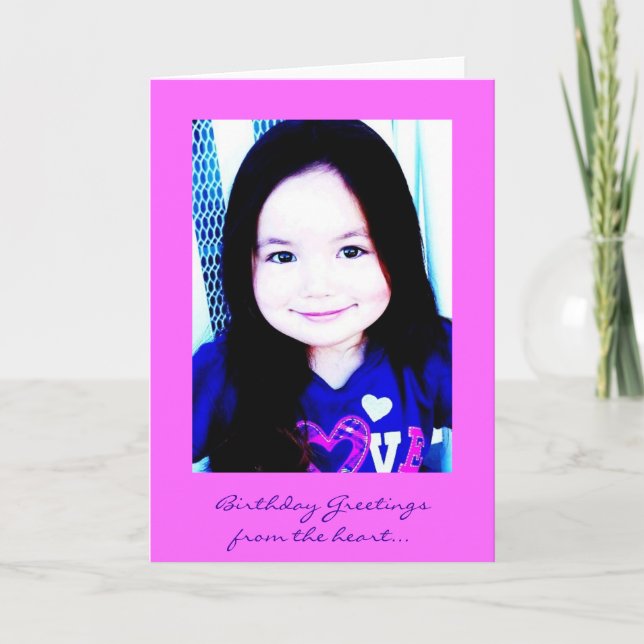 Birthday Greetings Card (Front)